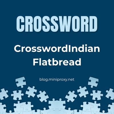 Indian Flatbread Crossword